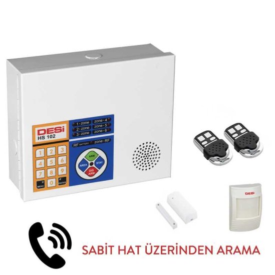 DESi Metaline WTKS Alarm Sistemi (Sabit Hat Üzerinden Arama Özelliği) isimli ürünümüz